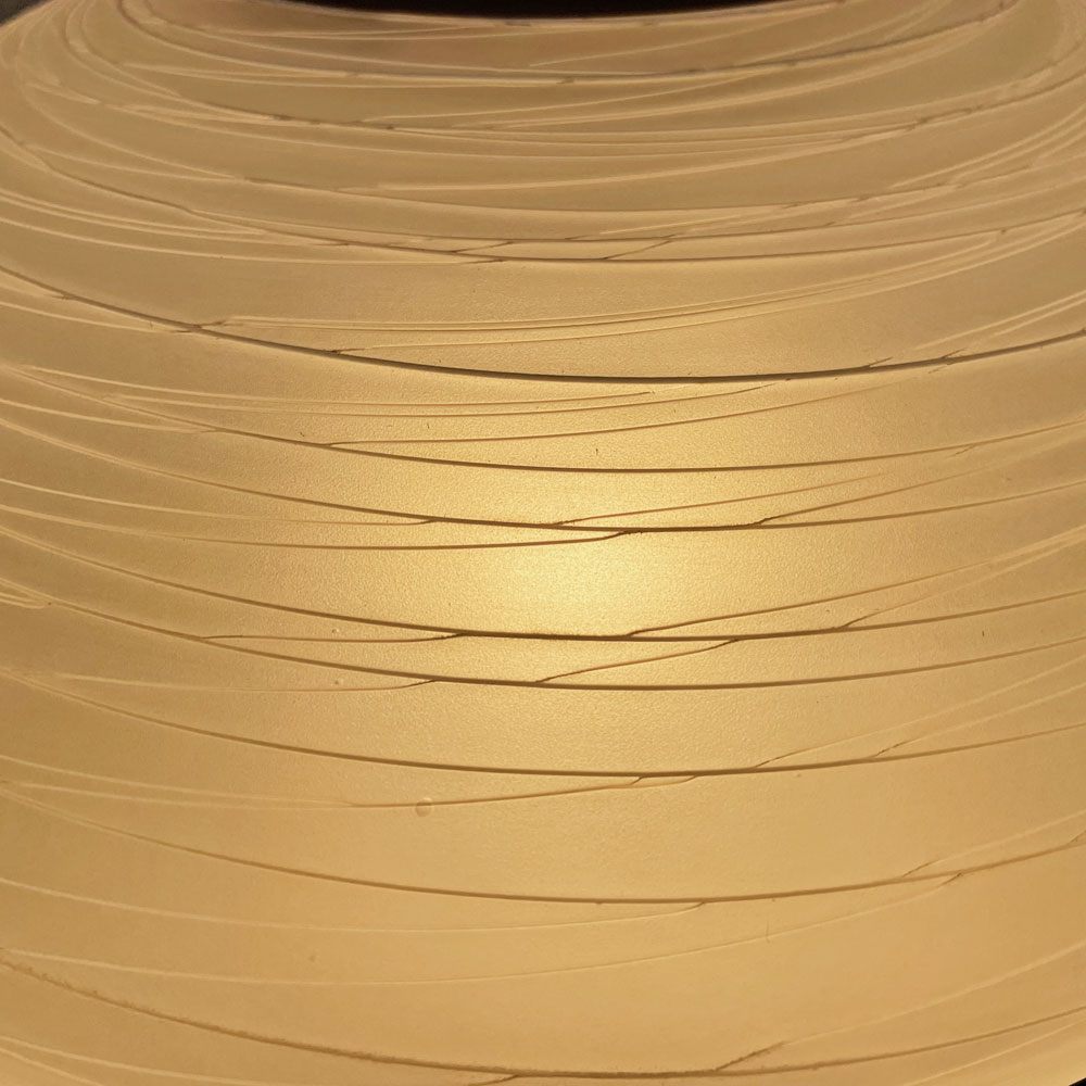 山田照明 ポピーライト Poppy Light 糸巻ガラスシェード ペンダントライト レトロ 和モダン 定価￥33,000- 廃番 ●