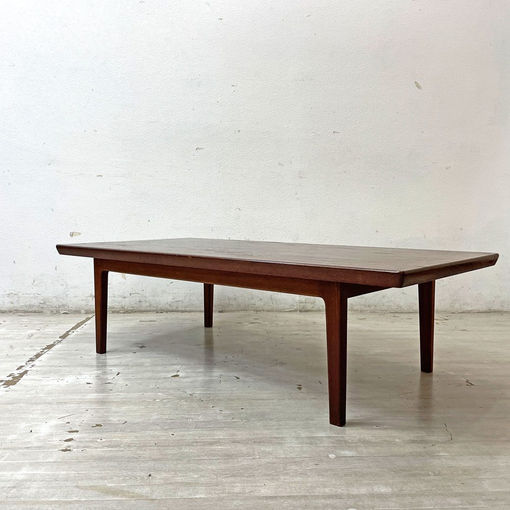 ジャパンビンテージ Japan Vintage チーク材 コーヒーテーブル ローテーブル 北欧スタイル W140cm ●