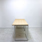 ビスレー BISLEY デスクプラン DESK PLAN Lフット ワーキングテーブル デスク オーク メラミン天板 スチール脚 W170cm イギリス ●