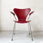 フリッツハンセン Fritz Hansen 3207 セブンチェア アームチェア ラッカー ベネチアンレッド アルネ ヤコブセン 北欧家具 ★