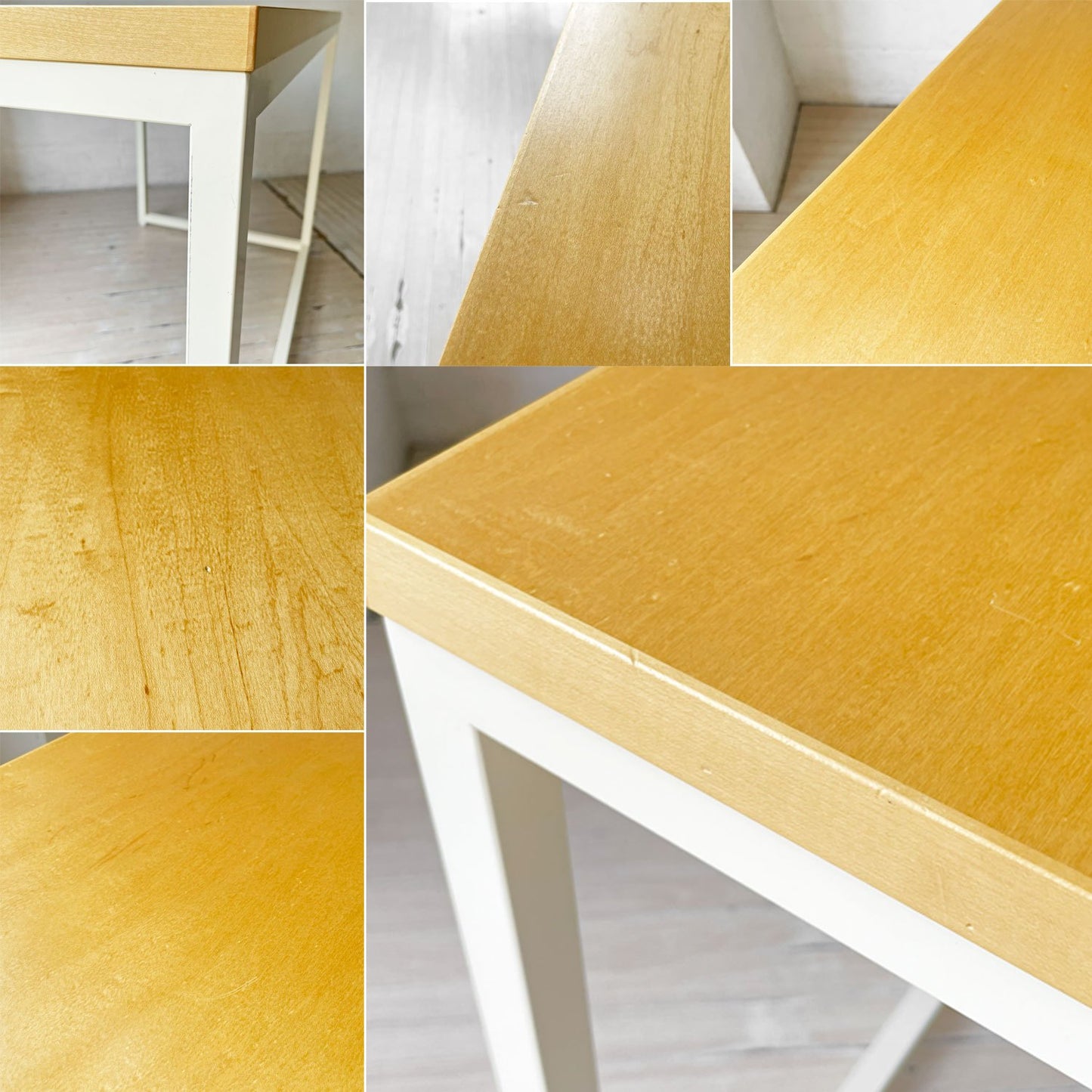 パシフィックファニチャーサービス PACIFIC FURNITURE SERVICE 木製天板×スチールフレーム デスク ワークテーブル 机 ★