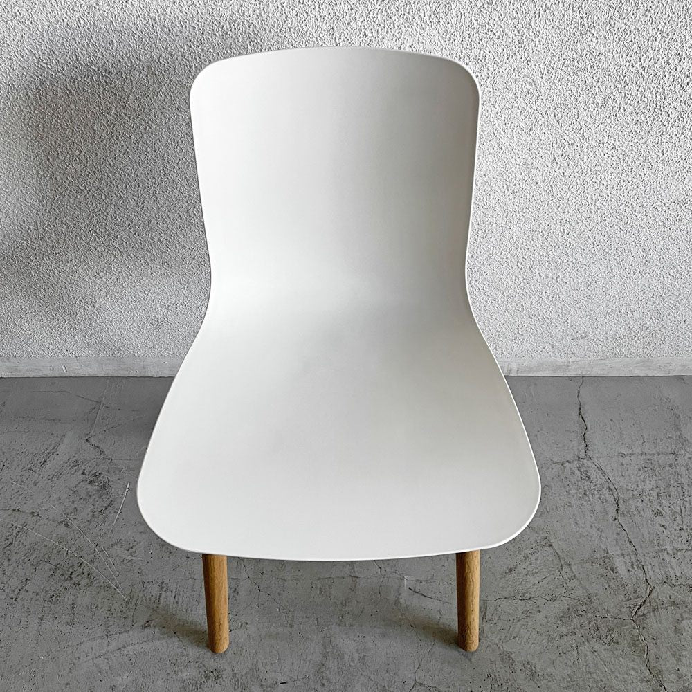 ヴィトラ vitra ハルウッド HAL WOOD サイドチェア ダイニングチェア ホワイト ナチュラルオーク ジャスパー・モリソン 現行定価￥78,100- A 〓