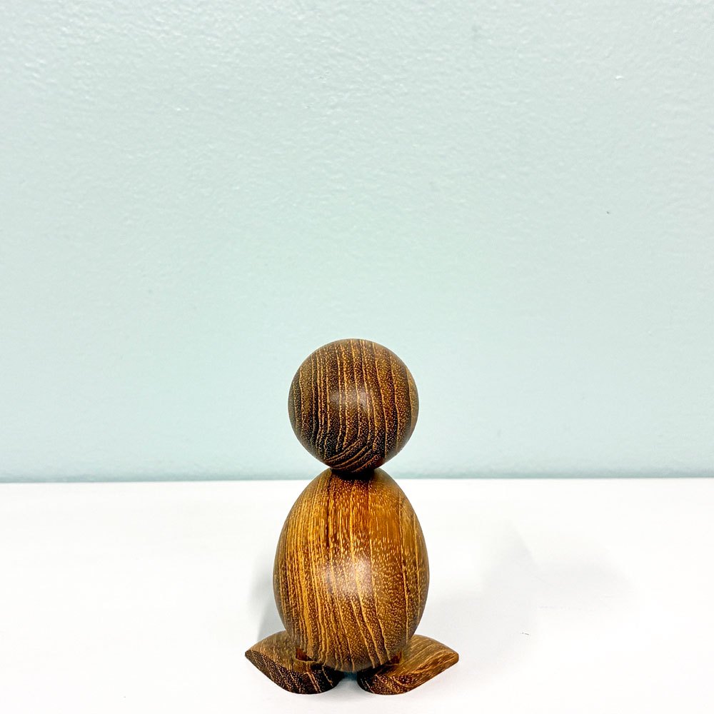 アーキテクトメイド Architectmade ダックリング Duckling チーク無垢材 オブジェ H9cm ハンス・ボーリン Hans Bolling 定価￥16,390- A ◎