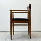 アクメファニチャー ACME Furniture トラッセル アームチェア TRESTLES ARM CHAIR ダイニングチェア ウォールナット ファブリックシート USビンテージスタイル●