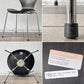 フリッツハンセン Fritz Hansen セブンチェア ダイニングチェア カラードアッシュ ブラック アルネ・ヤコブセン 北欧 デンマーク 定価￥76,780- B ◇