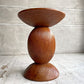 ヨーガンレール ババグーリ Jurgen Lehl Babaghuri チーク無垢材 スツール Stool ラウンド うずまき柄 ハンドメイド 一木造り プリミティブ 希少 ♪