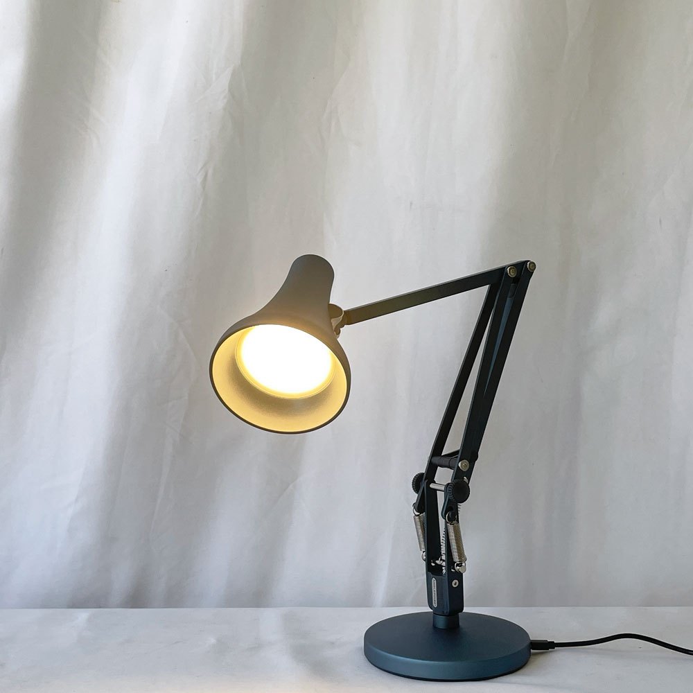 アングルポイズ ANGLEPOISE ミニミニ 90 MINIMINI デスクライト スティールブルー USB給電式 調光可 テーブルランプ イギリス 未使用品 ◇