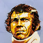 コンラッドリーチ CONRAD LEACH スティーブ・マックイーン Steve McQueen シルクスクリーン アートフレーム ポスター ポップアート 21/30 希少 21×30cm(スクリーンサイズ) 額装品 ●