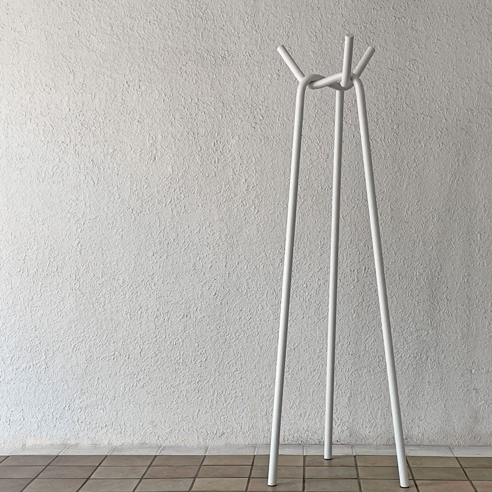 ヘイ HAY ニット KNIT コートラック ポールハンガー ホワイトカラー スチール デンマーク 倉本仁 定価39,600円 ◇