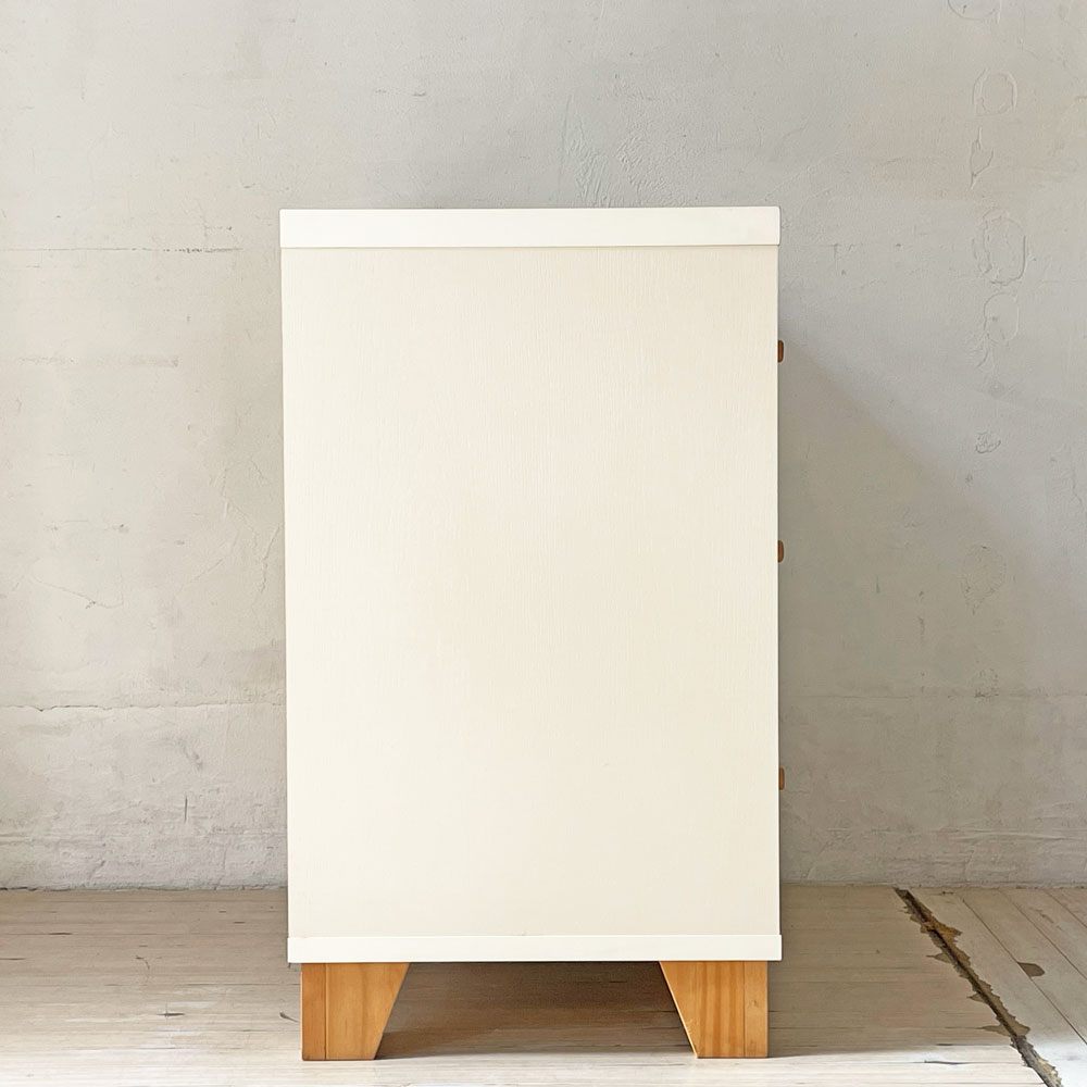 モモナチュラル Momo Natural ラブチェスト LOVE CHEST ワイド 6ドロワー ★