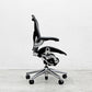 ハーマンミラー Herman Miller アーロンチェア Bサイズ ポスチャーフィット クラシックカーボンメッシュ ポリッシュドアルミベース ビル・スタンフ ＆ ドン・チャドウィック 〓