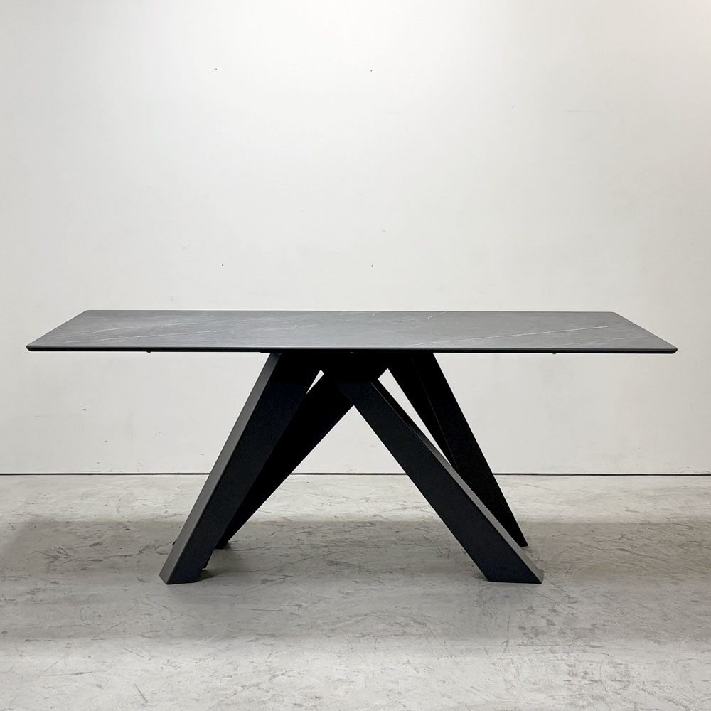 ボナルド BONALDO ビッグテーブル Big Table ダイニングテーブル セラミック天板 × スチール脚 W180cm イタリアモダン ●