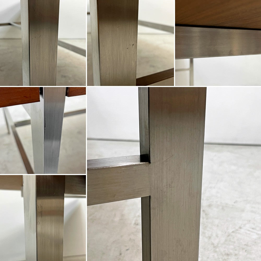 グラフ graf オーダーメイド ワークテーブル ダイニングテーブル 作業台 無垢材 スチールレッグ W237cm インダストリアル 店舗什器 ●