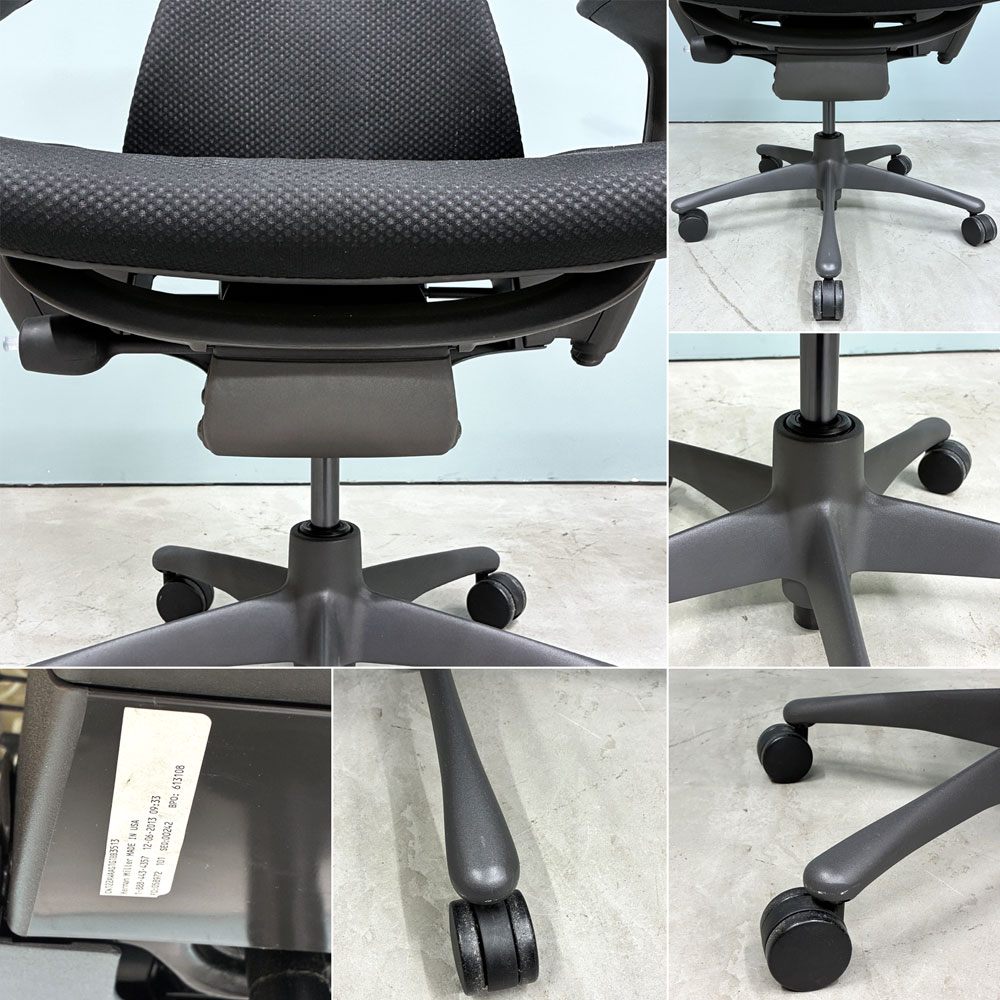 ハーマンミラー Herman Miller エンボディチェア デスクチェア オフィスチェア ジェフ・ウェバー ビル・スタンフ シンク ファブリック ブラック 2013年製 ◎