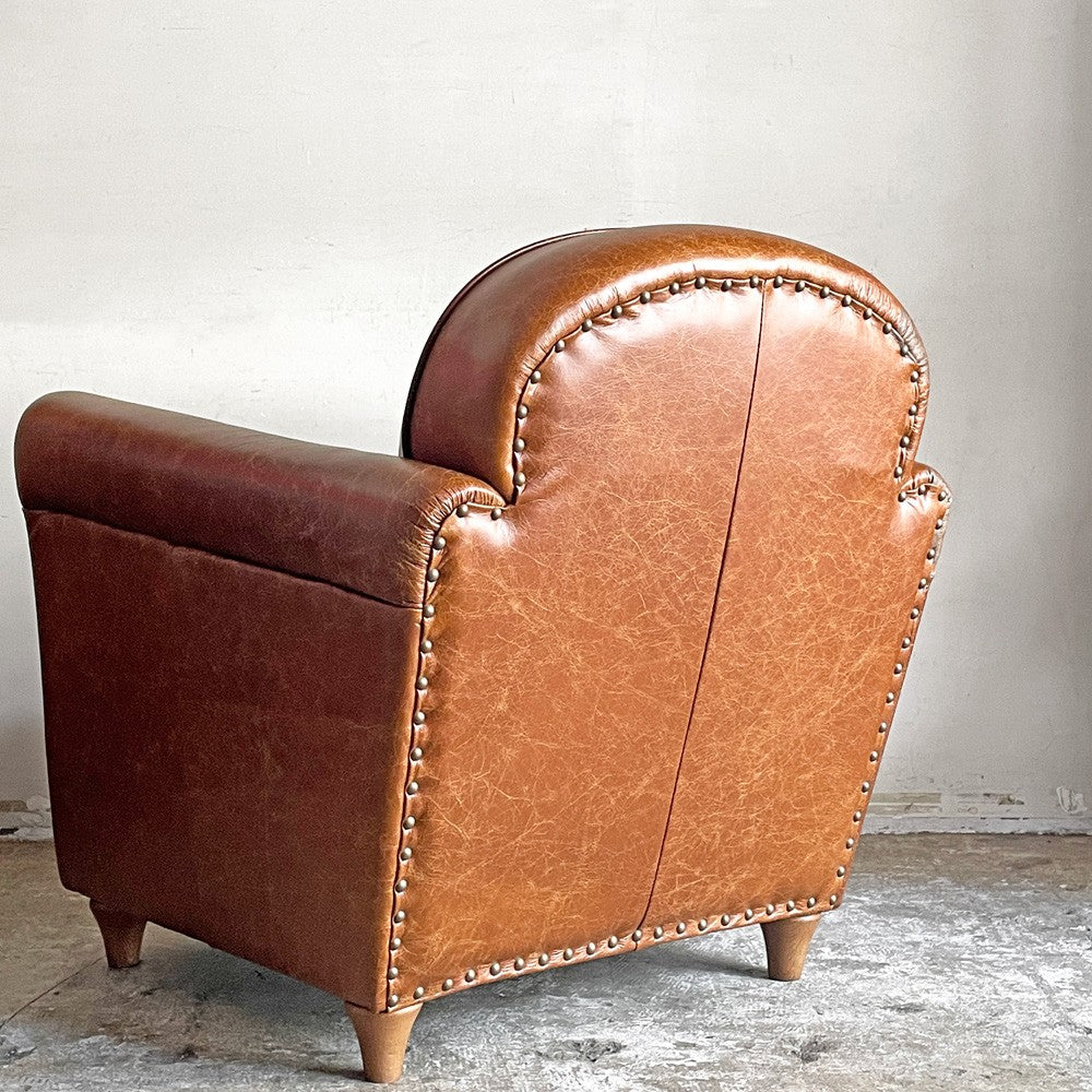 アクメファニチャー ACME Furniture オークス クラブチェア クラックレザー OAKS CLUB CHAIR CRACK LEATHER 牛革 ナラ材 定価￥165,000- ■