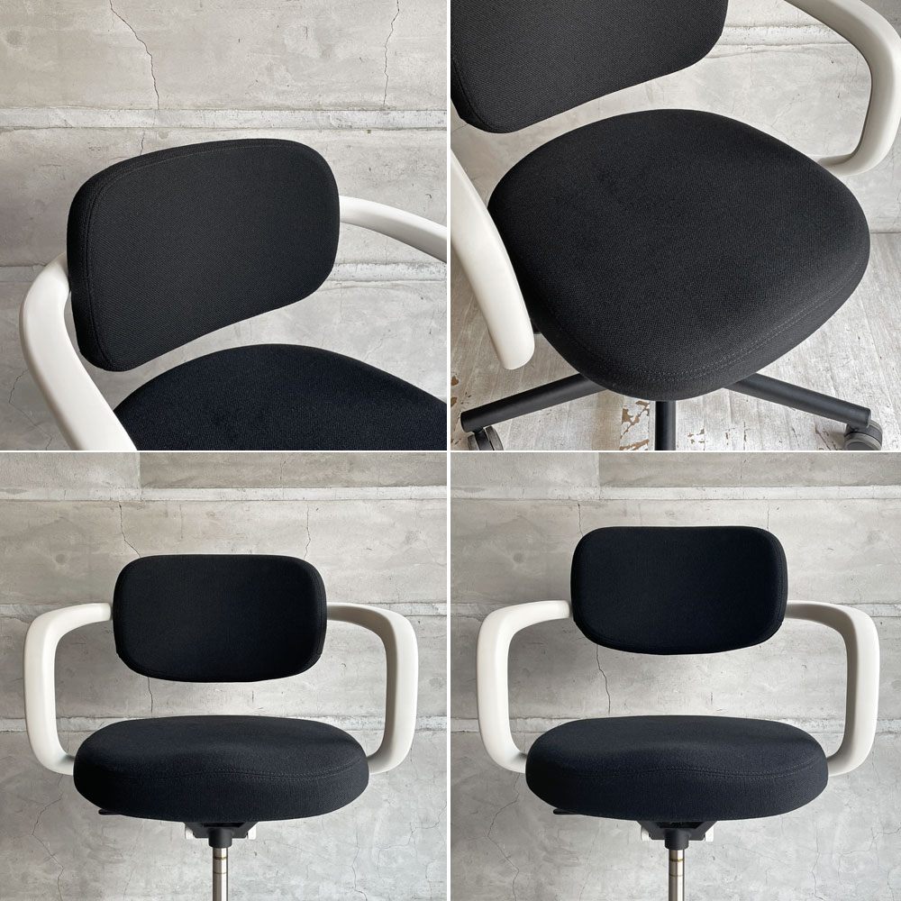 ヴィトラ vitra オールスター Allstar オフィスチェア デスクチェア ホワイト × ブラック コンスタンチン・グルチッチ 参考定価￥163,900-  ♪