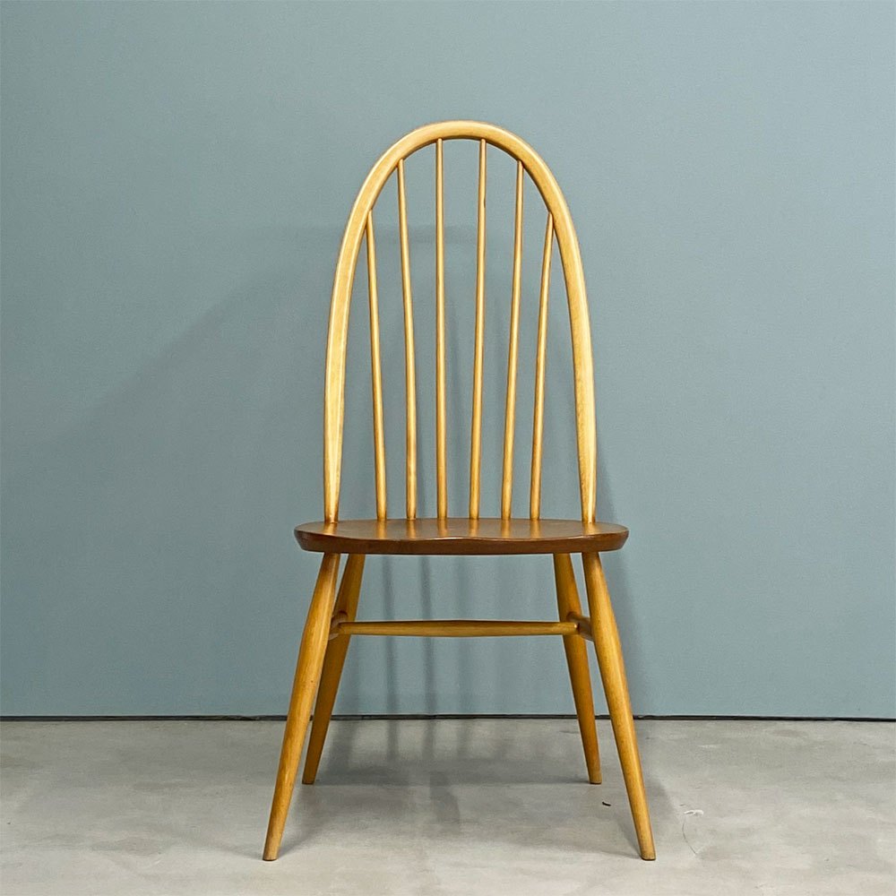 アーコール Ercol クエーカー チェア ラージ ダイニングチェア エルム×ビーチ材 英国 ビンテージ ◎
