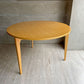 イデー IDEE ダイニングテーブル DC ナチュラル DINING TABLE DC Natural ラウンド ブナ材 天板 3本脚 長大作 ♪