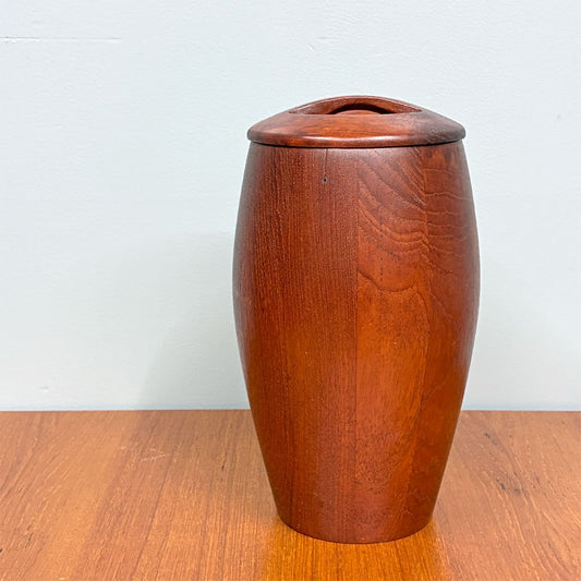 ダンスク DANSK チーク無垢材 アイスペール イェンス・クイストゴー Jens.H.Quistgaard JHQ ビンテージ 北欧食器 ◎