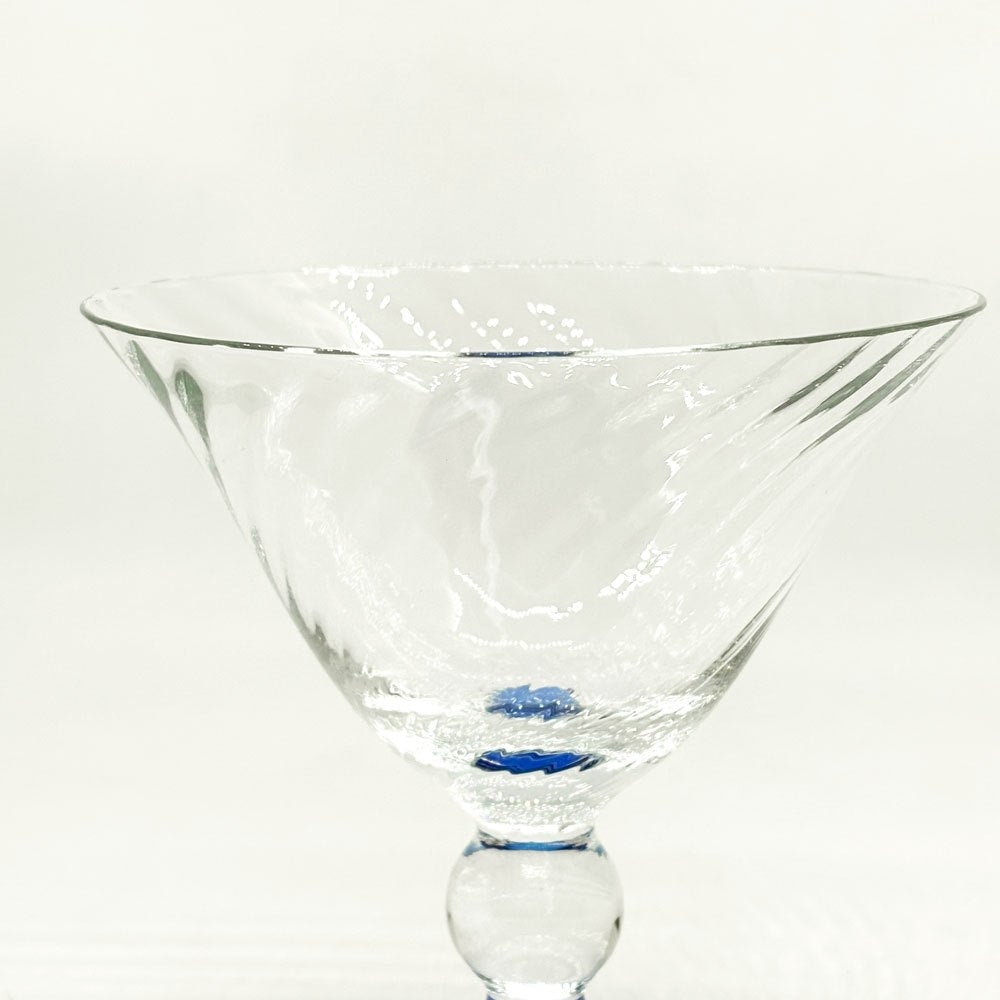 オレフォス Orrefors エイプリルボウル April bowl ガラスコンポート H13cm エリカ・ラーゲルビエルケ 北欧 スウェーデン ●