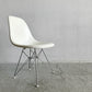 ハーマンミラー Herman Miller サイドシェルチェア FRP製 3rdビンテージ パーチメントシェル PVCレザー ホワイト系 エッフェルベース ロータイプ C&R イームズ ミッドセンチュリー 〓