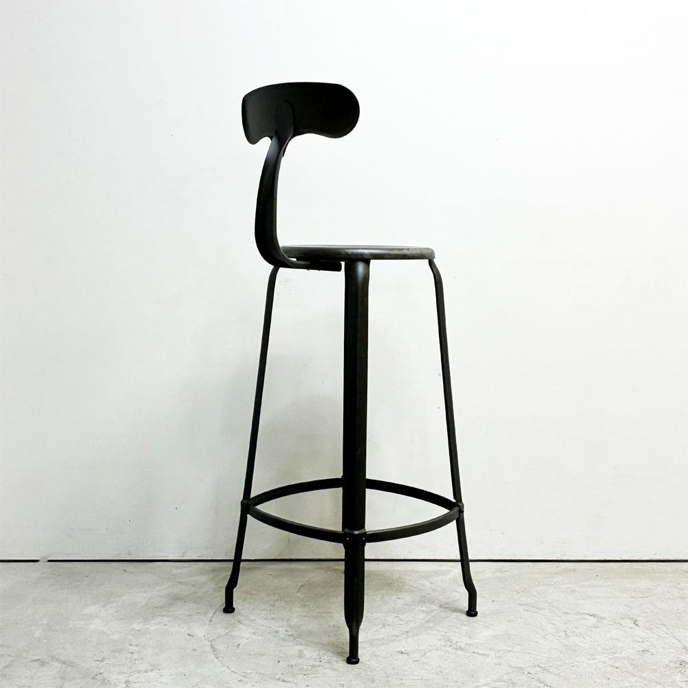 フェールトラヴァイユ FER TRAVAIL ニコルチェア NICOLLE Chair SH80 カウンターチェア スチール マットクリア仕上げ 別注モデル インダストリアル E ●