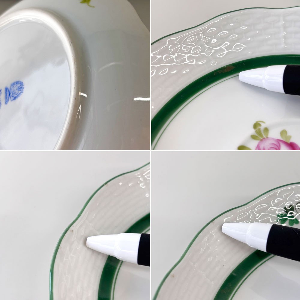 ヘレンド HEREND インドの華 ティーカップ＋ウイーンの薔薇 ソーサー C&S 2客セット B ◎