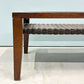 エーフラット a.flat ケイローテーブル KEI low table センターテーブル ガラス天板 ラタン ラバーウッド 定価￥52,360- ◎