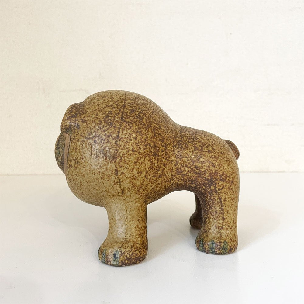 グスタフスベリ GUSTAVSBERG ケンネル Kennel ブルドッグ Bulldog Midi ミディ H14cm 陶製フィギュリン リサ・ラーソン スウェーデン 北欧ビンテージ ◎