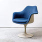 ノル Knoll ビンテージ チューリップ アームチェア ダイニング エーロ・サーリネン Eero Saarinen FRP ファブリック張込み スペースエイジ ミッドセンチュリー B ●