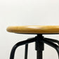 クラッシュゲート CRASHGATE ノットアンティークス Knot Antiques コンベックス CONVEXⅢ STOOL ハイスツール Lサイズ オーク材 昇降式 ●