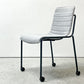 コクヨ KOKUYO オフセットフレームチェア offset frame chair オフィスチェア スタッキングチェア 4本脚 ファブリックシート スカイグレー キャスター D ●