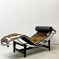 ル・コルビュジェ LE CORBUSIER LC4 シェーズロング ポニースキン ステンレス 長椅子 ミッドセンチュリー リプロダクト ●
