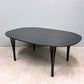 フリッツハンセン Fritz Hansen スーパー楕円 Bテーブル ダイニングテーブル B613 ウッドレッグ ブラック W180cm ピート・ヘイン アルネ・ヤコブセン 希少 ◎