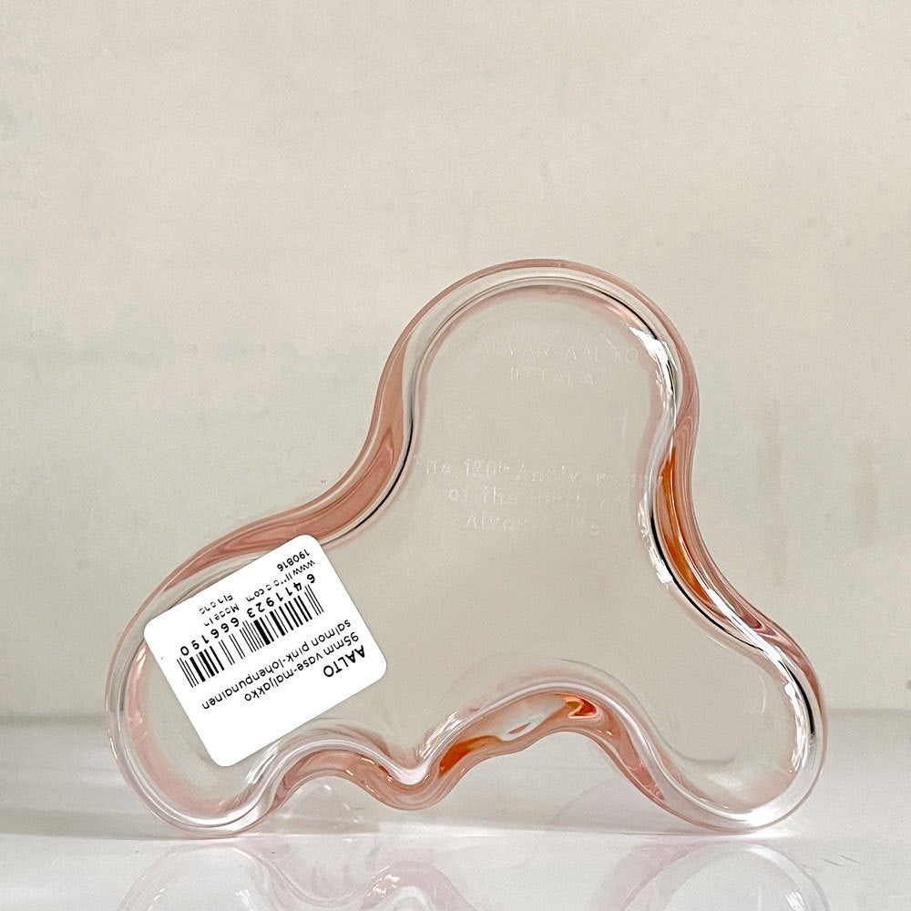 イッタラ iittala アルヴァ・アアルトコレクション Alvar Aalto Collection ベース H95mm サーモンピンク 日本限定 アルヴァ・アアルト生誕120周年記念 北欧雑貨 ■