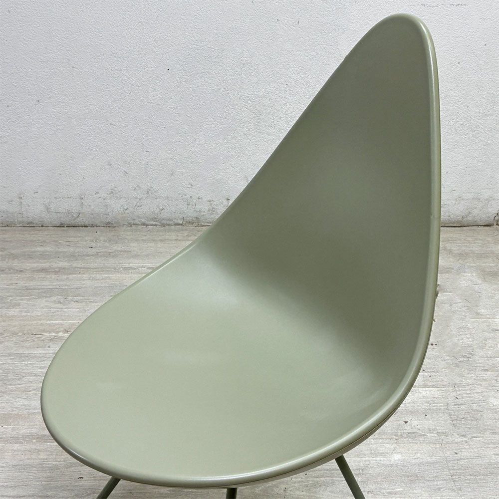 フリッツハンセン Fritz Hansen ドロップチェア Drop Chair ストーングレー アルネ・ヤコブセン 北欧 デンマーク ●