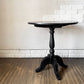 ウッドハウスコッド WOOD HOUSE COD パイン材 カフェテーブル ラウンド Φ66.5cm ブラックペイント フレンチカントリー シャビーシック ◎