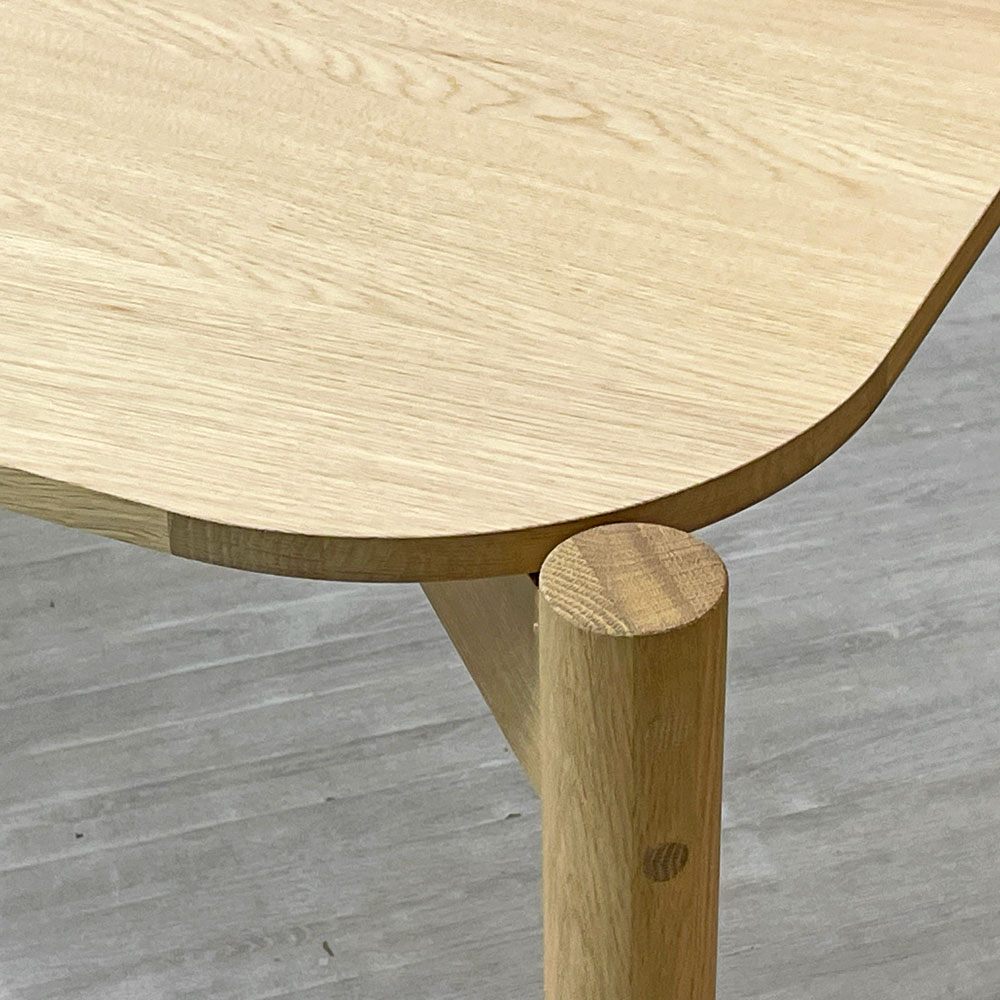 カリモクニュースタンダード Karimoku キャストール ダイニングテーブル CASTOR TABLE 150 国産ナラ材 ピュアオークカラー ナチュラル 定価\145,200- B ●