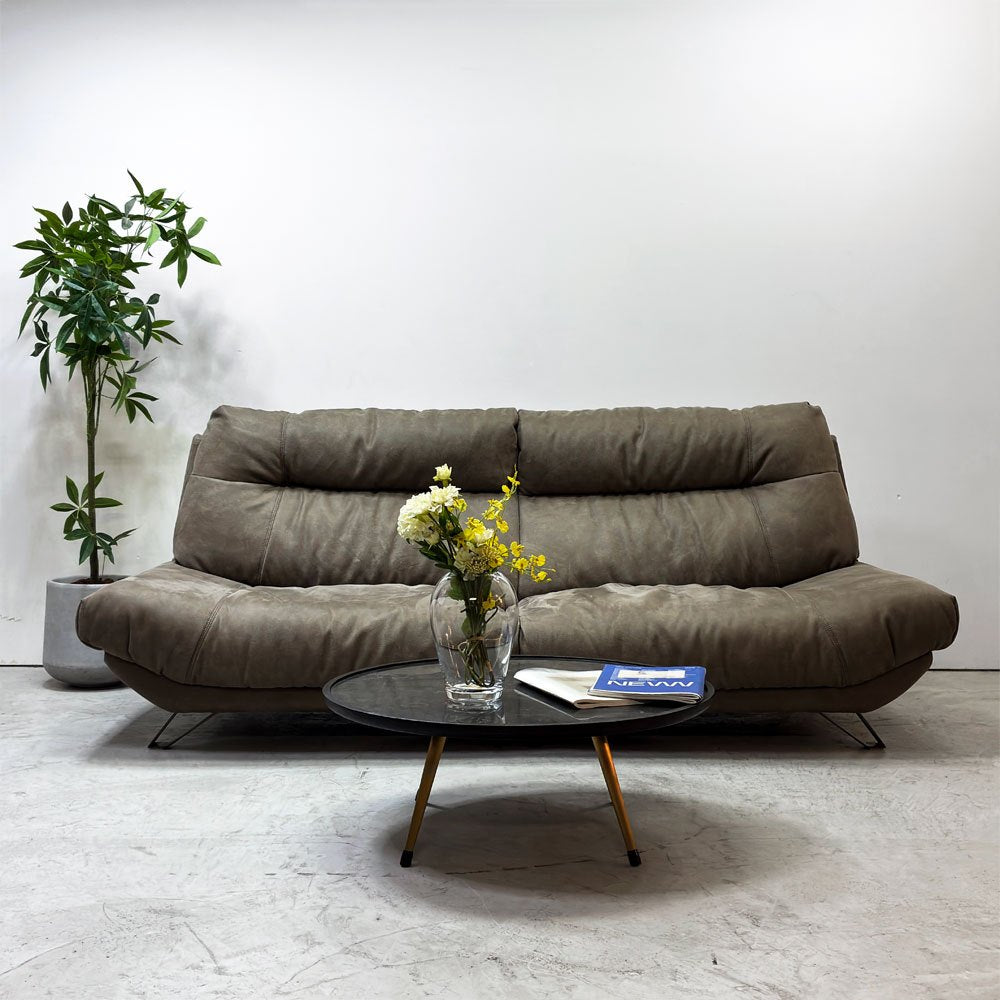 クラッシュゲート CRASH GATE ノットアンティークス Knot antiques バーク BARK コーヒーテーブル W80 石天板 ステンレス 定価￥105,600- 展示品 ●