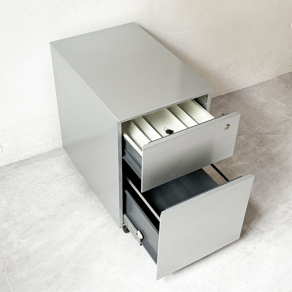 カッシーナ Cassina ixc. AFドロワー AF DRAWER デスクキャビネット ワゴン 鍵付属 キャスターロック機能付き イタリア ★