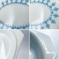 パイレックス Pyrex スノーフレーク ガーランド Snowflake キャセロール 蓋付 ブルー ミルクガラス ガラス オールドパイレックス USビンテージ ■