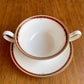 ウェッジウッド WEDGWOOD コロラド Colorado スープボウル＆ソーサー 金彩 壺ロゴ 英国 E ♪