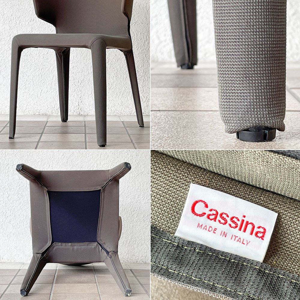 カッシーナ Cassina オラ 367 HOLA アームチェア ファブリック ハンス・ウェッツスタイン 参考定価￥228,000- 現状品 A ◇