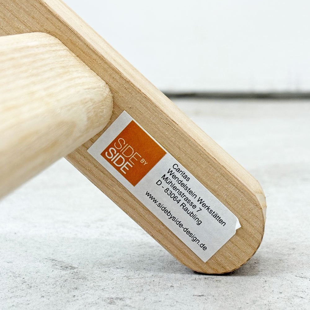 サイド バイ サイド SIDE BY SIDE ママ MAMA クローズドライヤー CLOTHES DRYER アッシュ無垢材 折り畳み ランドリーラック 洗濯物干し ドイツ ●