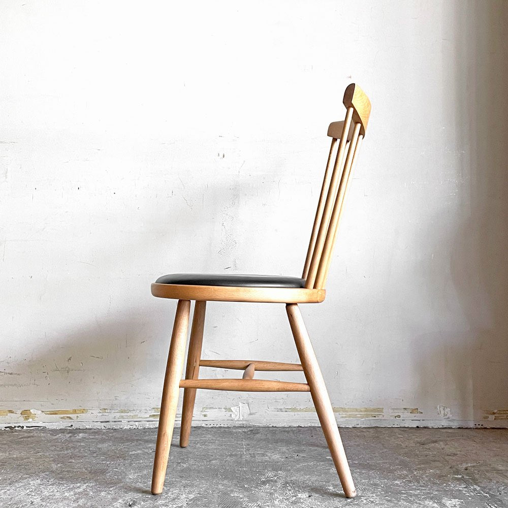 ジャパニーズモダンデザイン Japanese Modern Design ダイニングチェア ビーチ材 ウィンザー クッションシート B ■