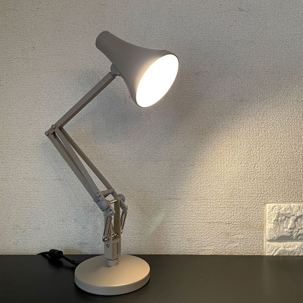 アングルポイズ ANGLEPOISE ミニミニ 90 MINIMINI デスクライト ビスケットベージュ USB給電式 調光可 箱付 イギリス 定価￥26,400- ◎