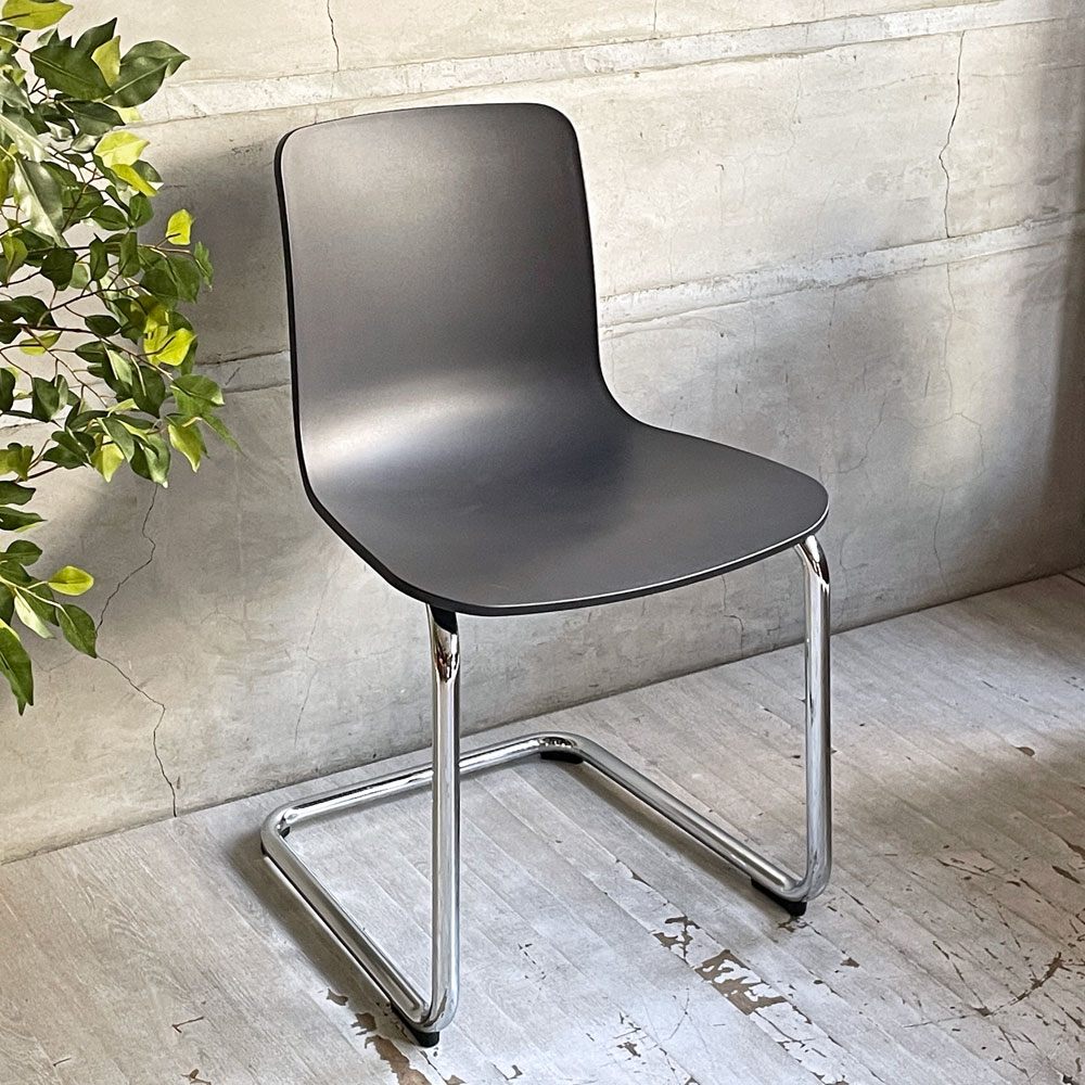 ヴィトラ Vitra ハル RE キャンチレバー HAL RE CANTILEVER ダイニングチェア ブラック ジャスパー モリソン カンチレバー モダン B ♪