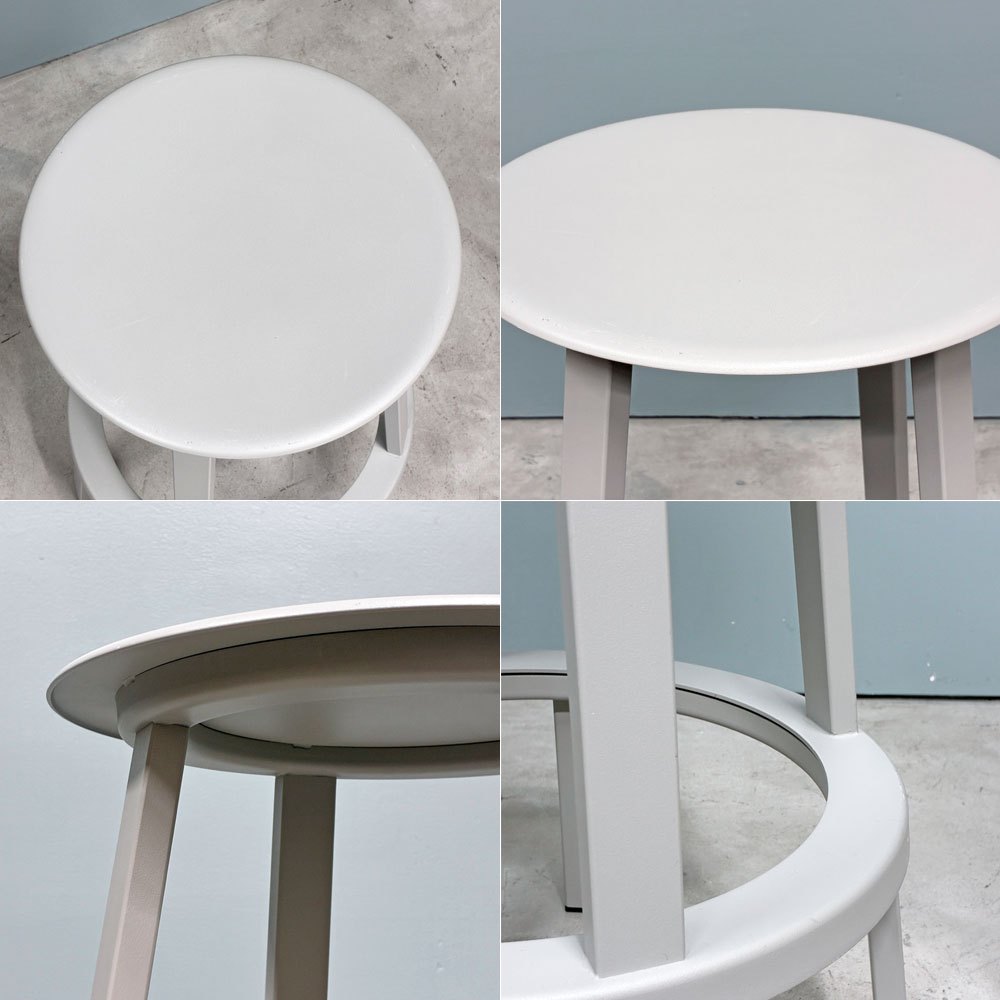 ヘイ HAY リボルバー バースツール ロー REVOLVER BAR STOOL LOW H65cm スカイグレー 回転式座面 レオン・ランズメイヤー デンマーク A ◎