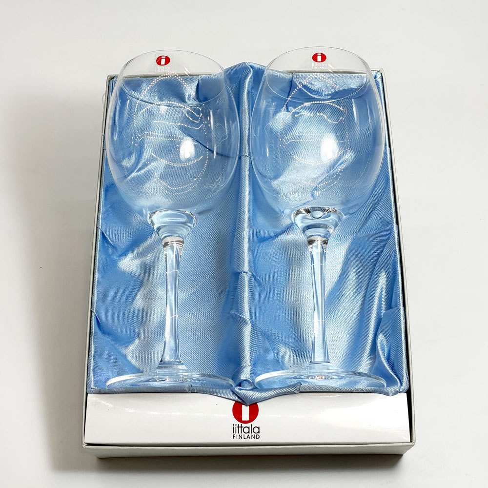 イッタラ iittala コリブリ KOLIBRI ワイングラス ペア 2脚セット ティモ・サルパネヴァ 北欧食器 フィンランド 箱付き 未使用品 ★