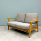 アーバンリサーチ ドアーズ DOORS LIVING PRODUCTS Bothy Modern Sofa 2Pソファ 2シーター オーク無垢材 ベージュ 定価￥113,300- ◎